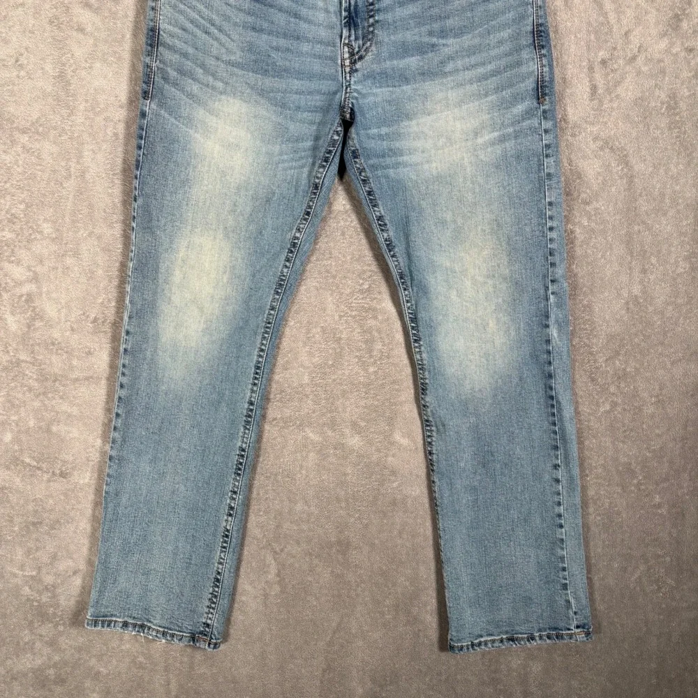 TK Axel Jeans Mens‎ Size 32x32 fits 34x31 Slim Boot Light Wash Denim